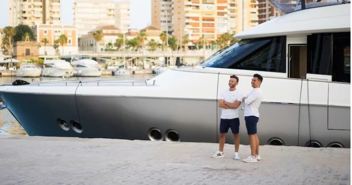 Business Meeting on a Boat in Barcelona